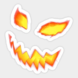 Jack O lantern smile Sticker